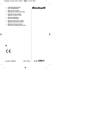 EINHELL 42.585.97 Originalbetriebsanleitung