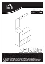 HOMCOM 837-381V80 Bedienungsanleitung