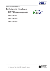 MDT Technologies AKH-0600.02 Technisches Handbuch