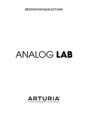 Arturia ANALOG LAB Bedienungsanleitung