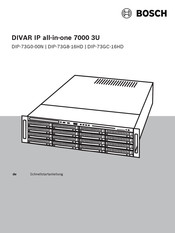 Bosch DIP-73G0-00N Schnellstartanleitung