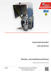 Bühler technologies GAS 222.20 Ex2 Betriebs Und Installationsanleitung