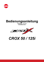 Sym CROX 125i Bedienungsanleitung