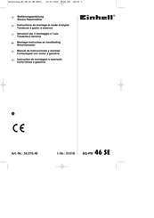 EINHELL 34.010.48 Bedienungsanleitung