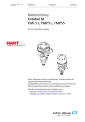 Endress+Hauser Cerabar M PMC51 Kurzanleitung