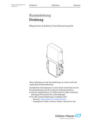 Endress+Hauser Dosimag Kurzanleitung