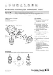 Endress+Hauser Deltapilot S FMB70 Austauschanleitung