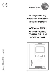IFM Electronic AC1028 Montageanleitung