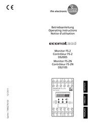 IFM Electronic DS2105 Betriebsanleitung