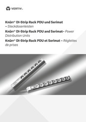 Vertiv Knürr DI-Strip Rack PDU Bedienungsanleitung