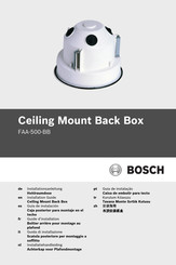 Bosch FAA-500-BB Installationsanleitung