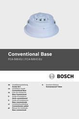 Bosch FCA-500-E-EU Installationsanleitung