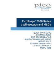 Pico PicoScope 2000-Serie Kurzanleitung