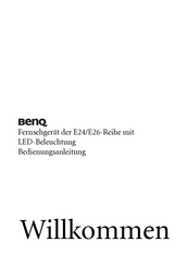 BenQ E26 Serie Bedienungsanleitung
