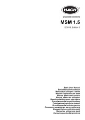 Hach MSM 1.5 Basis-Benutzerhandbuch