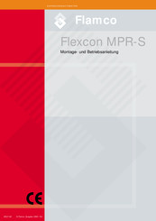 Flamco Flexcon MPR-S Montage- Und Betriebsanleitung