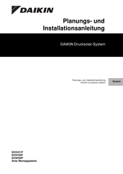 Daikin EKSH26P Planungs- Und Installationsanleitung
