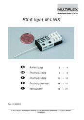 Multiplex RX-6 light M-LINK Anleitung