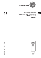 IFM Electronic Efector500 PP2001 Bedienungsanleitung