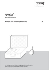 ASM NMG2 Montage- Und Bedienungsanleitung