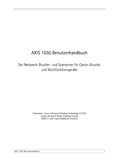 Axis 1650 Benutzerhandbuch