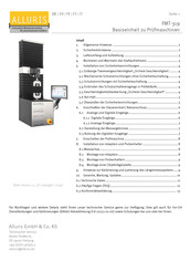 Alluris FMT-319 Bedienungsanleitung