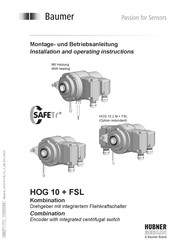 Baumer Hubner Berlin FSL Montage- Und Betriebsanleitung