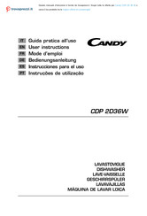 Candy CDP 2D36W Bedienungsanleitung