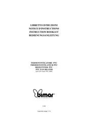 Bimar PTC-2068 Bedienungsanleitung
