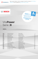 Bosch VitaPower SMMBV621M Gebrauchsanleitung