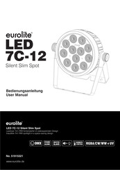 EuroLite LED 7C-12 Silent Slim Spot Bedienungsanleitung