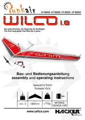 Hacker Model CF 8003C Bau- Und Bedienungsanleitung