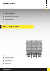 PLYMOVENT Multidust bank MDB-8-V-W3 Betriebsanleitung