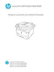 HP LaserJet Pro MFP M429 Handbuch Zu Garantie Und Rechtlichen Hinweisen