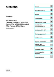 Siemens SIMATIC S7-400 Betriebsanleitung