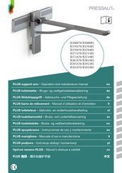 Pressalit PLUS R391485 Gebrauchs- Und Pflegeanleitung