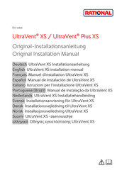 Rational UltraVent Plus XS Original Installationsanleitung