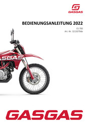 GasGas ES 700 2022 Bedienungsanleitung