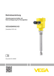 Vega VEGASWING 63 Betriebsanleitung