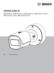 Bosch DINION 5100i IR Betriebsanleitung