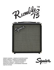 Fender Squier Rumble 15 Bedienungshandbuch