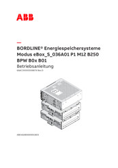 ABB BORDLINE eBox S 036A01 Betriebsanleitung