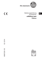 IFM Electronic Efector500 PQ3 Serie Bedienungsanleitung