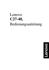 Lenovo C27-40 Bedienungsanleitung