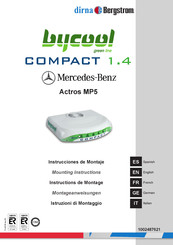 dirna Bergstrom bycool green line COMPACT 1.4 Montageanweisungen