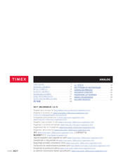 Timex W217 Benutzerhandbuch