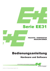 E+E Elektronik EE31-F Bedienungsanleitung