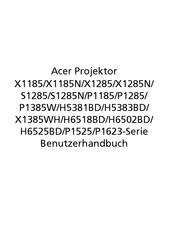 Acer P1623 Serie Benutzerhandbuch