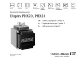 Endress+Hauser PHX21 Bedienungsanleitung