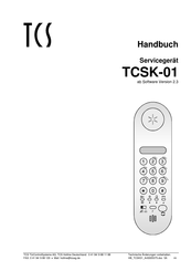 Tcs TCSK-01 Handbuch